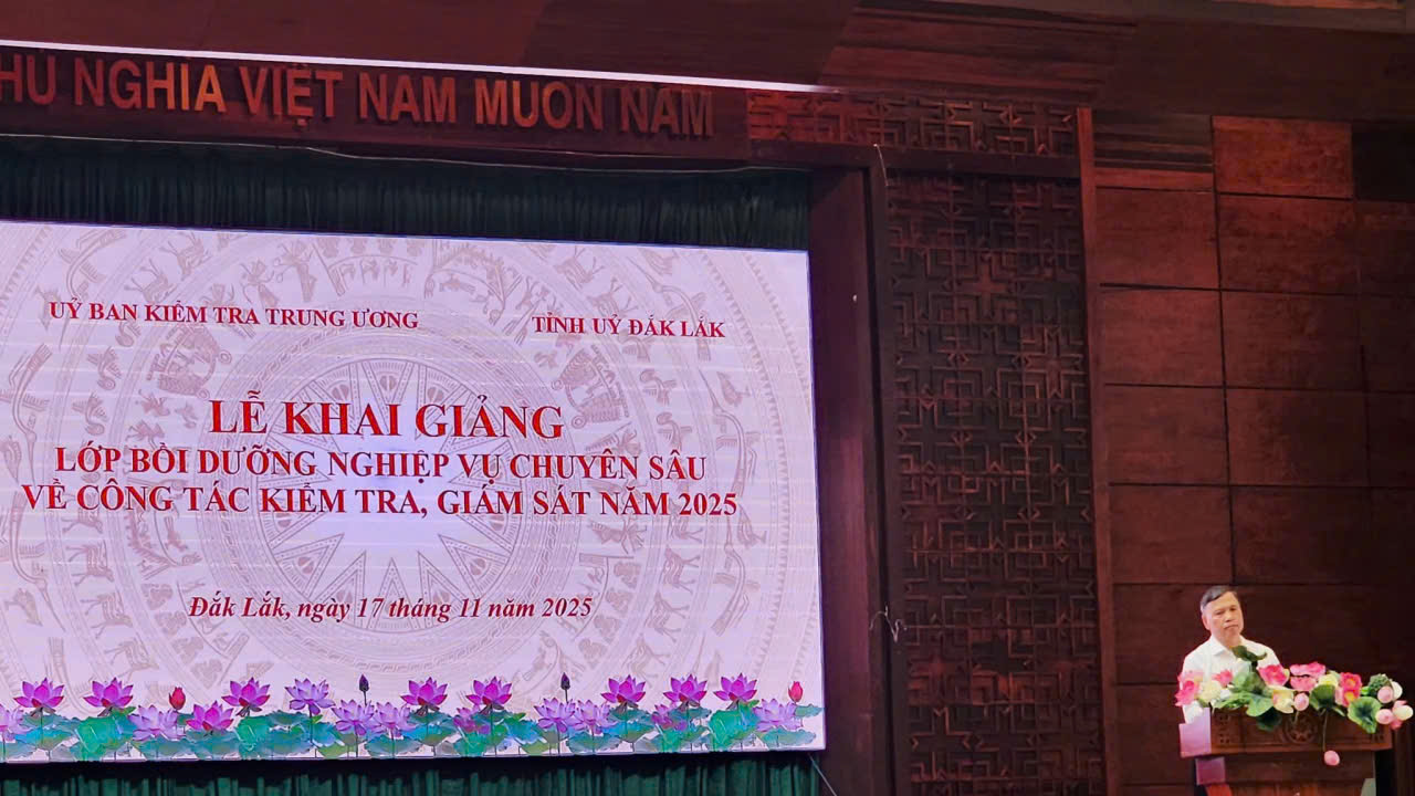 Khai mạc lớp bồi dưỡng nghiêp vụ kiểm tra, giám sát chuyên sâu